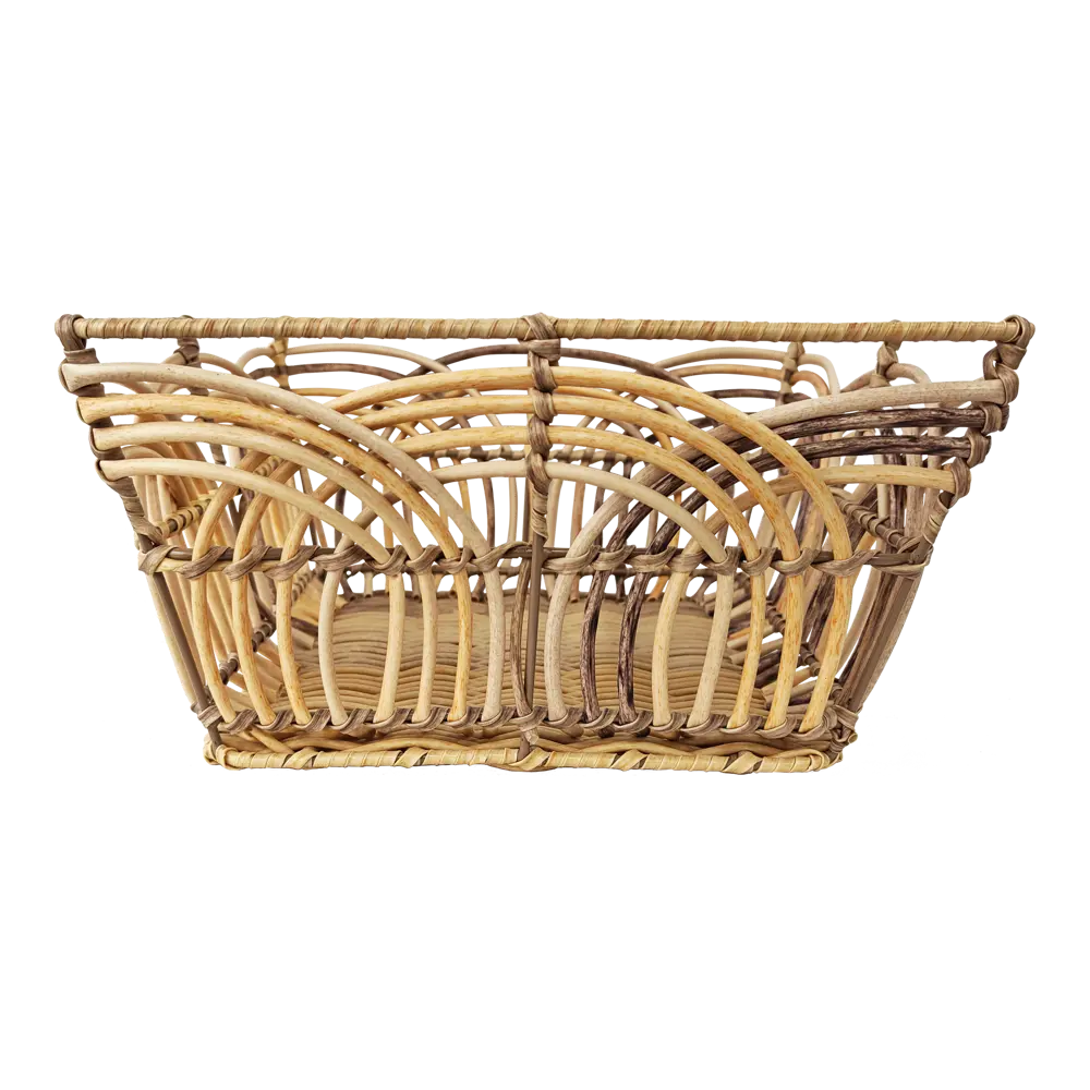 KONSENSA Органайзер из ротанга 31×31×14 см для элегантного хранения 89387987 STLM-1575320 - Вид №2