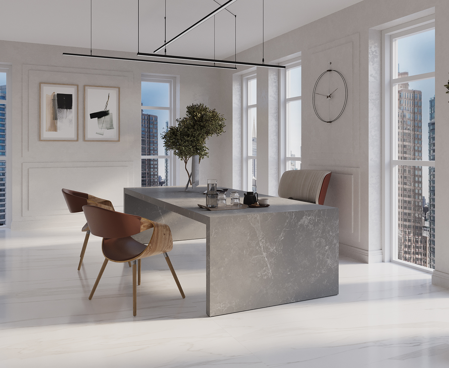 Бесконечная элегантность: керамический слэб STAROSLABS MATT STP-ST334 INCOLOR - Вид №2