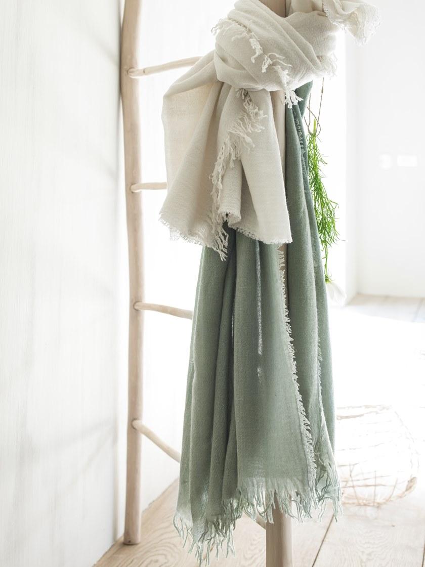 Alexandre Turpault Однотонное одеяло из шерсти мериноса sun-id-1497398 - Вид №3