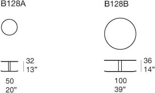 Деревянный журнальный столик / тумбочка Paola Lenti REEL ARCH-00145292 - Вид №2