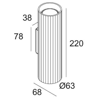 Металлическая галогенная лампа с регулируемой яркостью Deltalight Hedra ARCH-00147070 - Вид №9