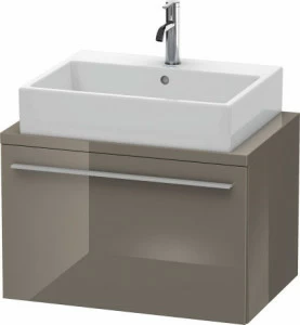 XL540108989 X-Large Тумбочка для компактной консоли Фланелево-серый глянцевый лак