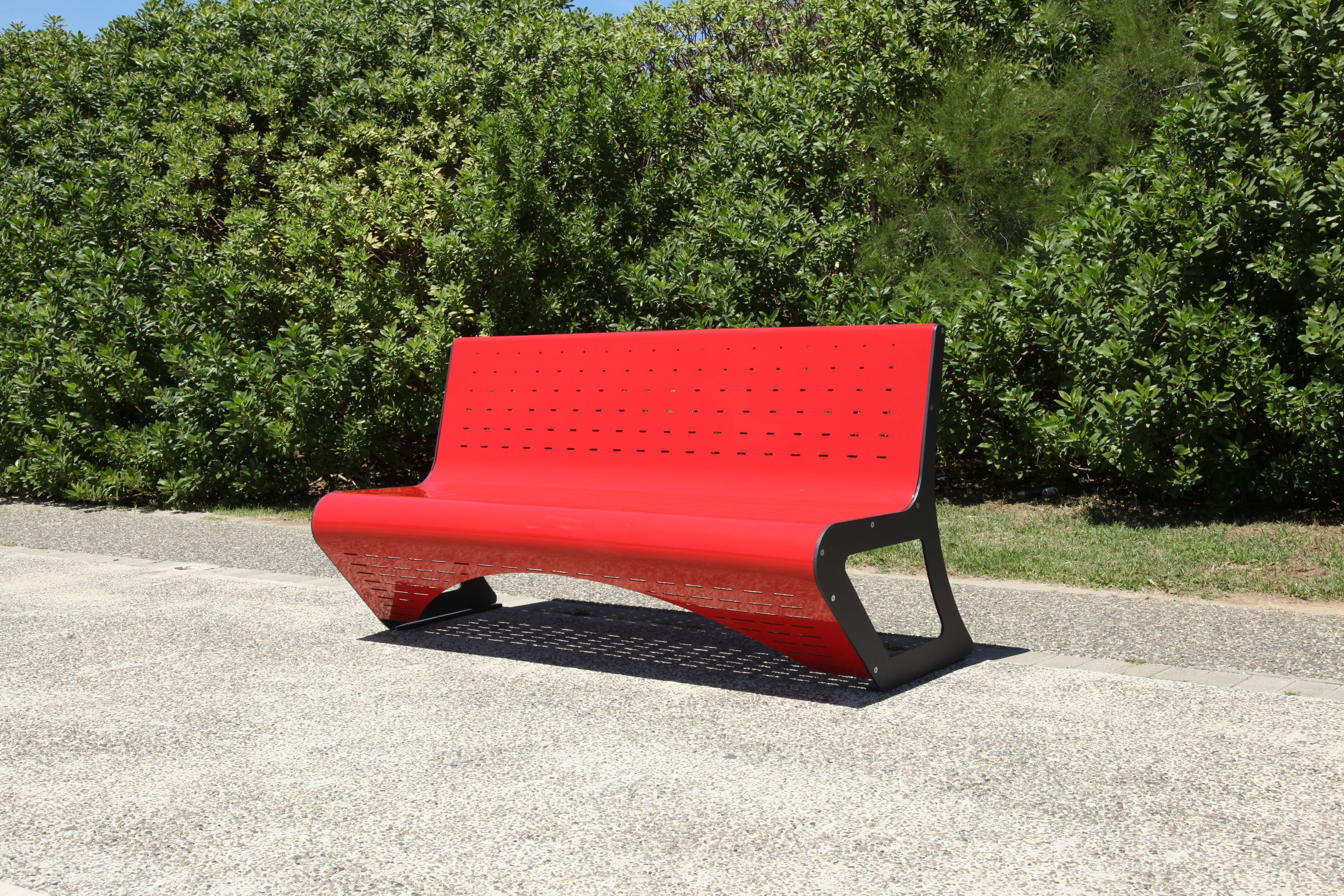 Стальная скамья со спинкой CITYSì SPACE ARCH-00140030 - Вид №5