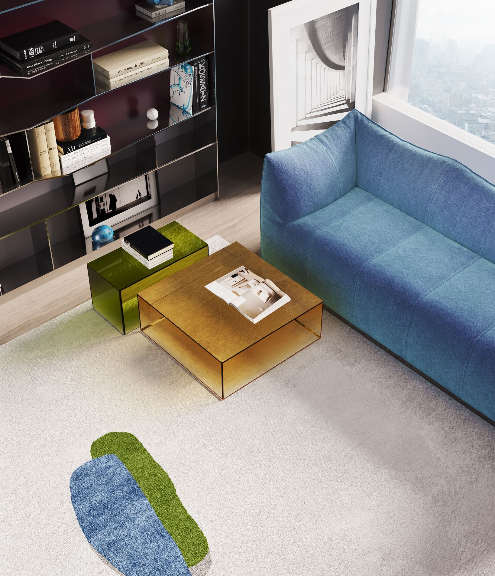 Прямоугольный ковер ручной работы Tapis Rouge Ambiance ARCH-00013812 - Вид №1