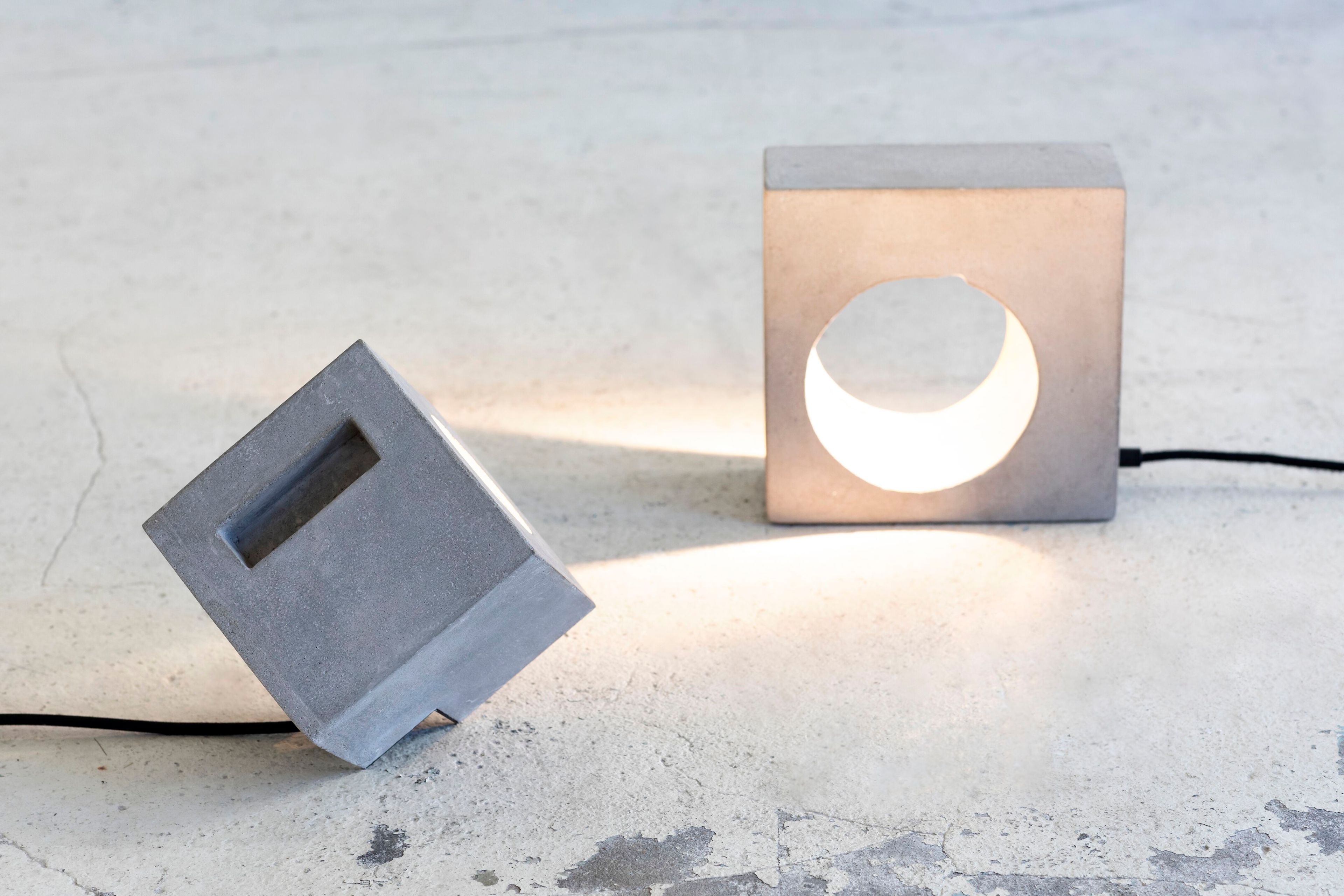 Бетонная светодиодная настольная лампа Serax Освещение от Патрика Пэриса ARCH-00091267 - Вид №7