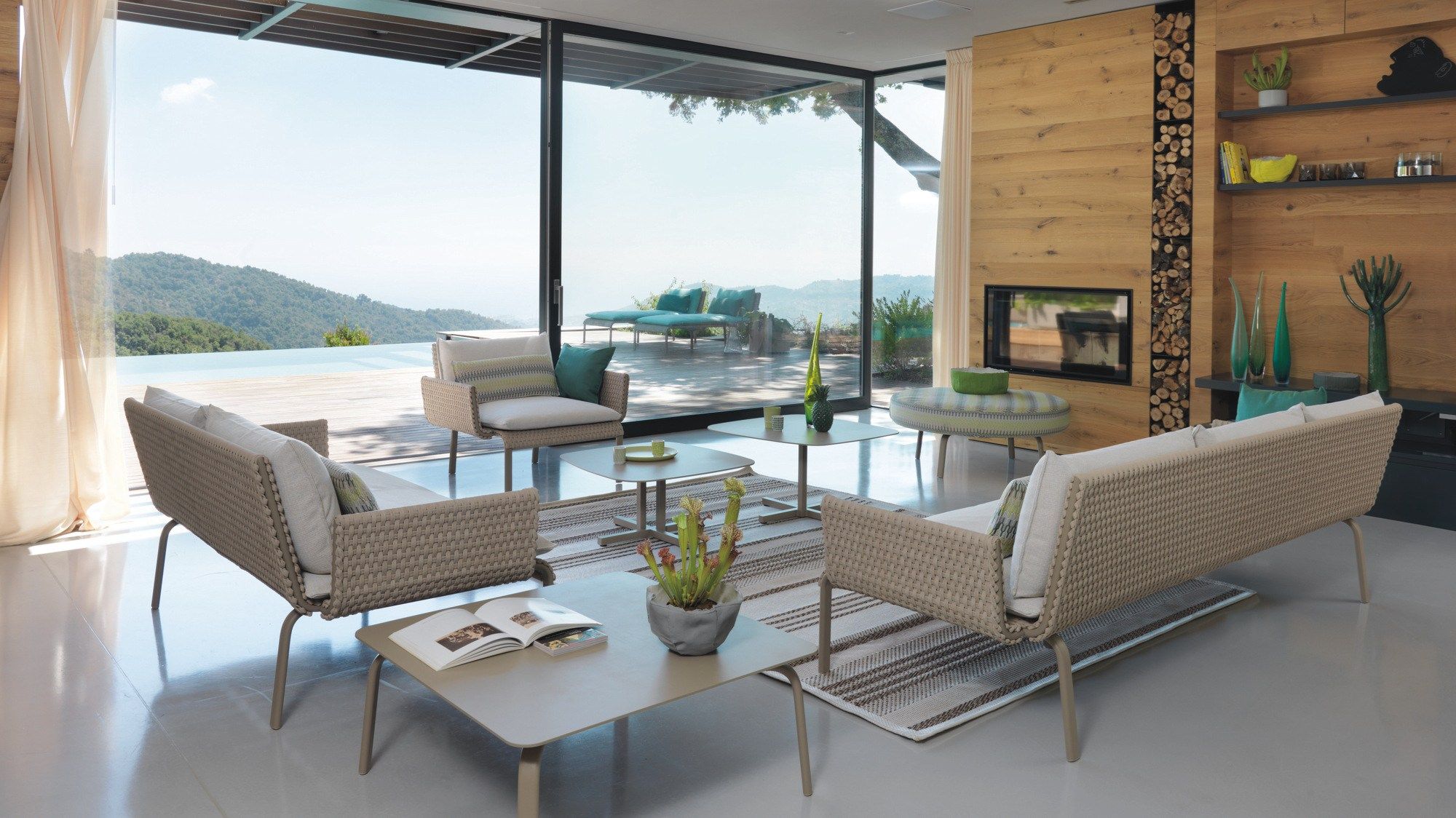 Ткань круглый сад пуфик Roberti KEY WEST ARCH-00078581 - Вид №1