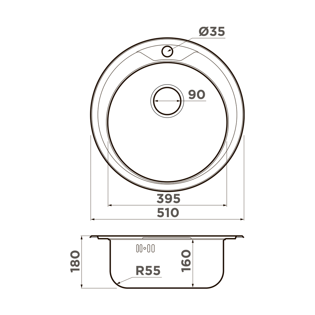 Кухонная мойка Asida 51 IN OMOIKIRI 4993785 - Вид №4