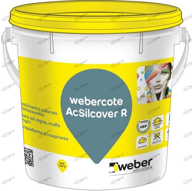 Saint-Gobain Weber Цветное акрилово-силоксановое покрытие Webercote sun-id-1464479