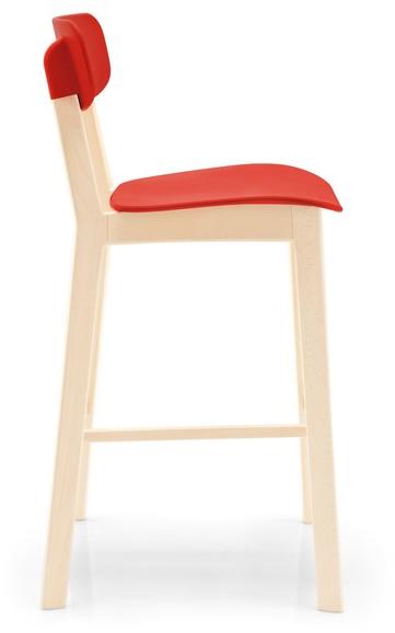 Calligaris Стул полипропиленовый с подставкой для ног Cream Cs/1460 - Вид №2