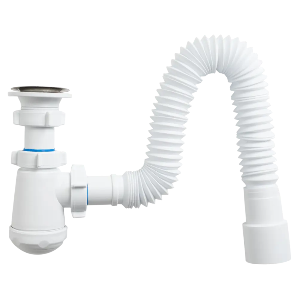 Сифон бутылочный ORIO для раковины 32 мм, белый 89425638 STLM-1565307