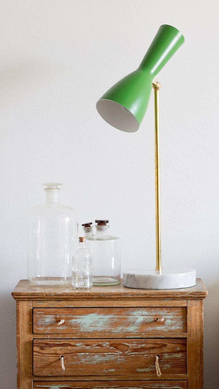 Il Bronzetto Регулируемая настольная лампа из латуни Wormhole Wor04 - Вид №12