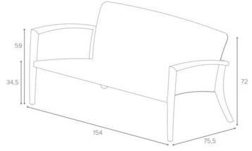 Royal Botania Садовая скамейка с подлокотниками Zidiz sun-id-1424516 - Вид №4