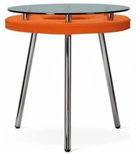 Adrenalina Круглый стеклянный стол Olo