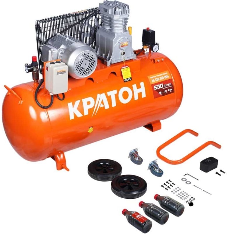 Компрессор поршневой масляный Кратон AC-530-200-BDH 9024852 STDN-0026159 - Вид №7