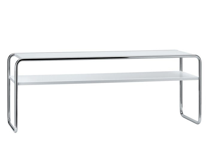 Низкий прямоугольный журнальный столик с журнальной стойкой THONET B 10 ARCH-00140878