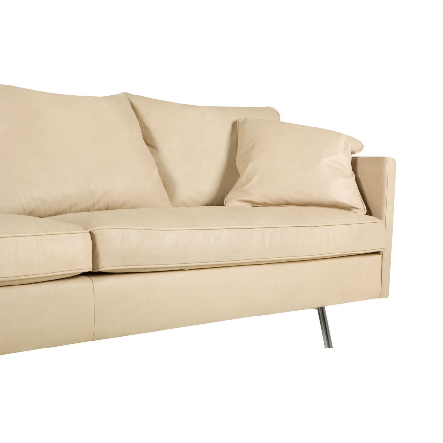 Диван Julia, трехместный, молочный, обивка Aniline Sits S1270 - Вид №4