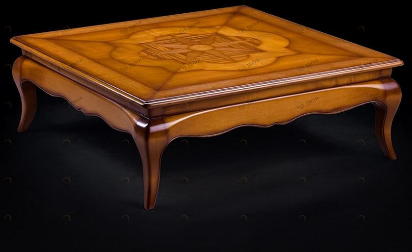 Prestige Квадратный деревянный журнальный столик для гостиной Capricci Ncf026