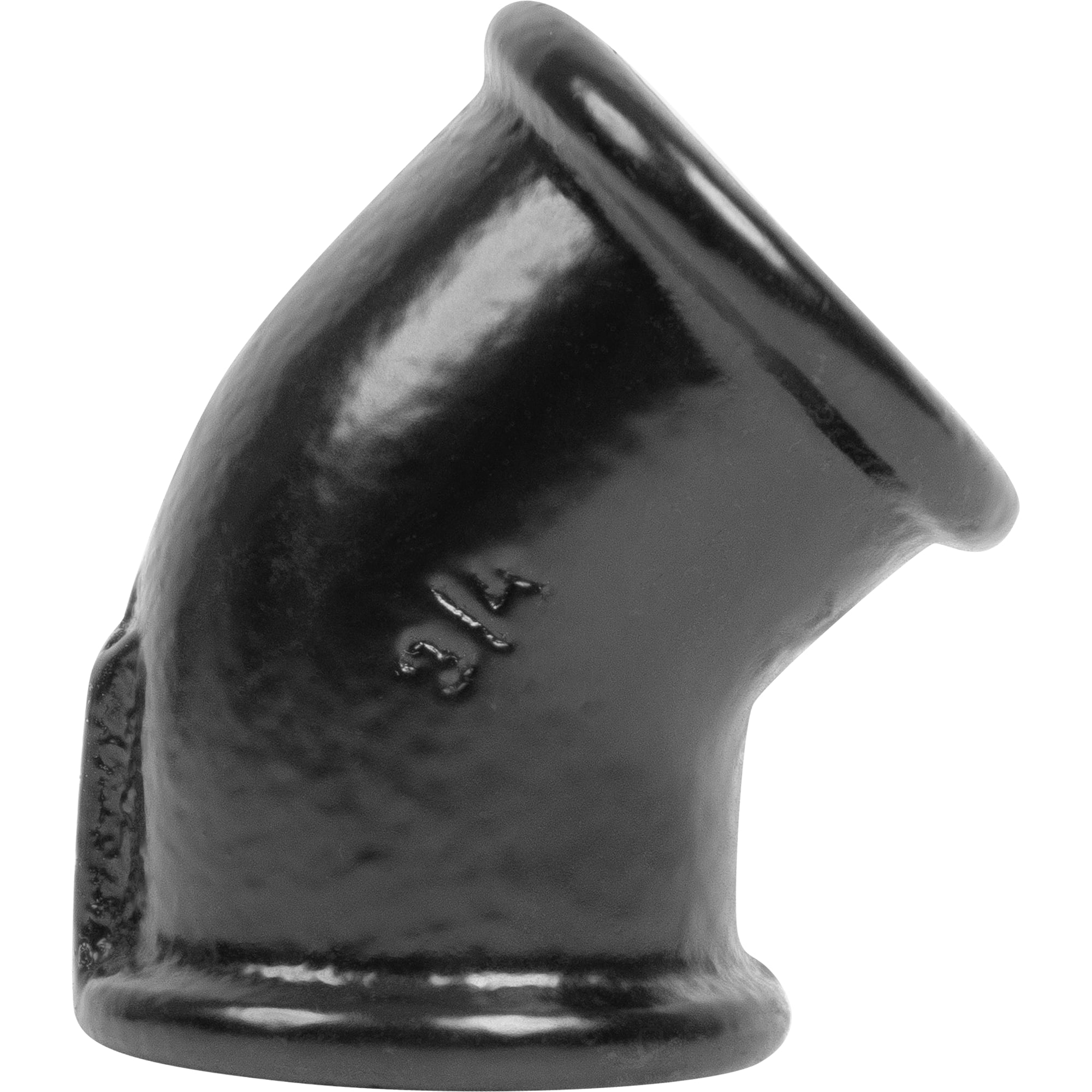 82505409 Соединитель двух труб угловой 45° d25 мм, цвет черный Santreyd  - Вид №2