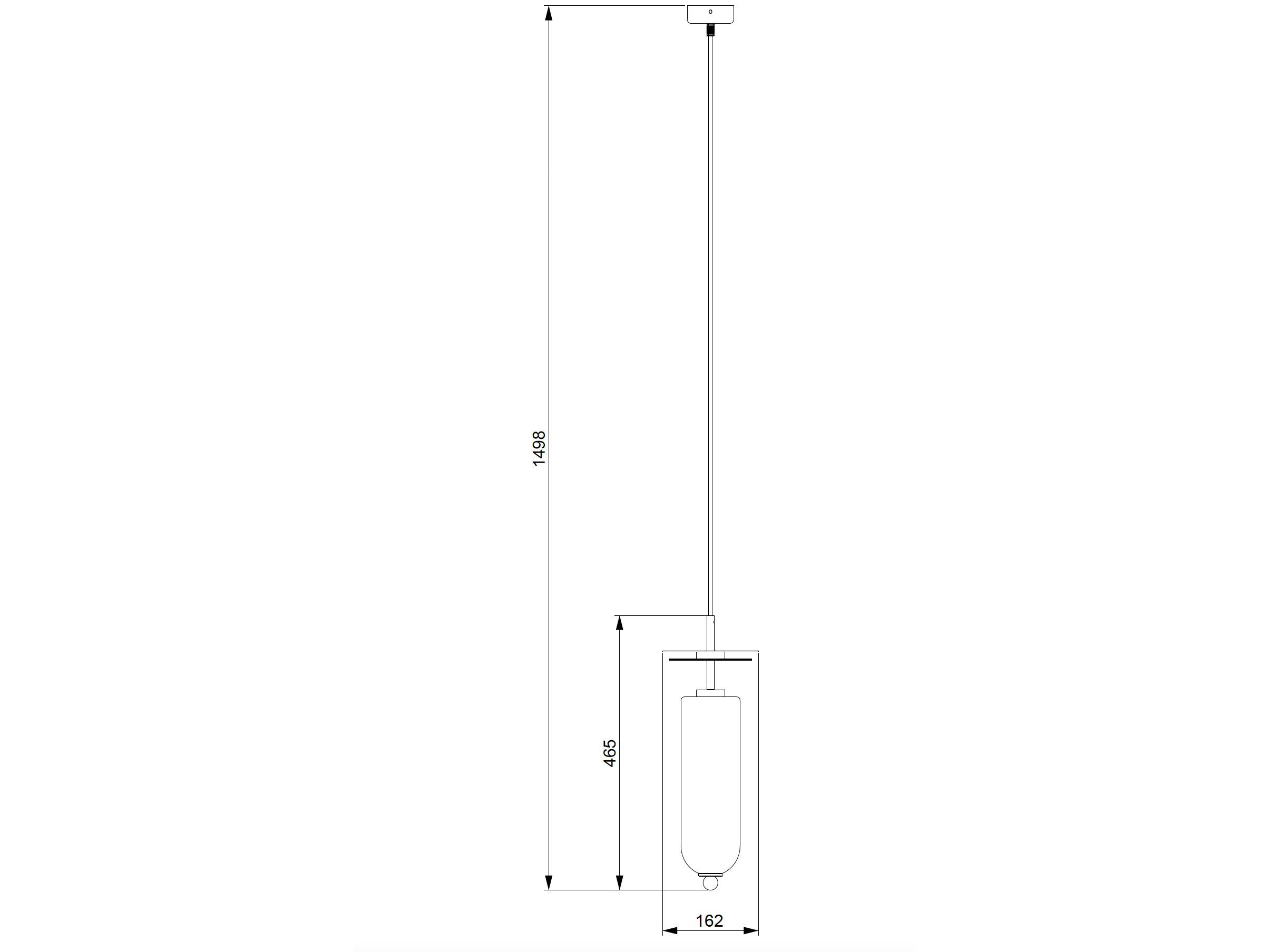 Стеклянный и латунный светодиодный подвесной светильник LUCE TU Dom ARCH-00025482 - Вид №2
