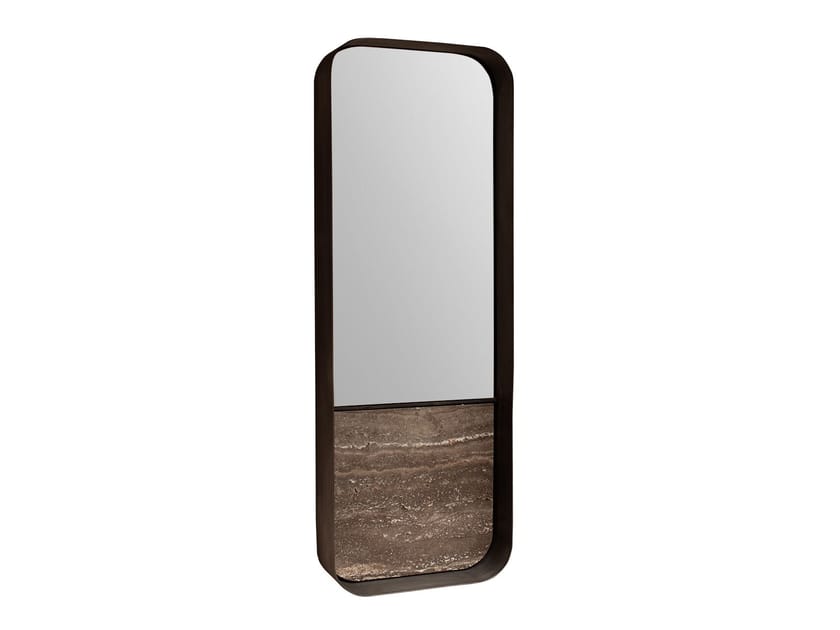 Зеркало с алюминиевой рамой и мрамором DÔME DECO Awaken ARCH-00025715