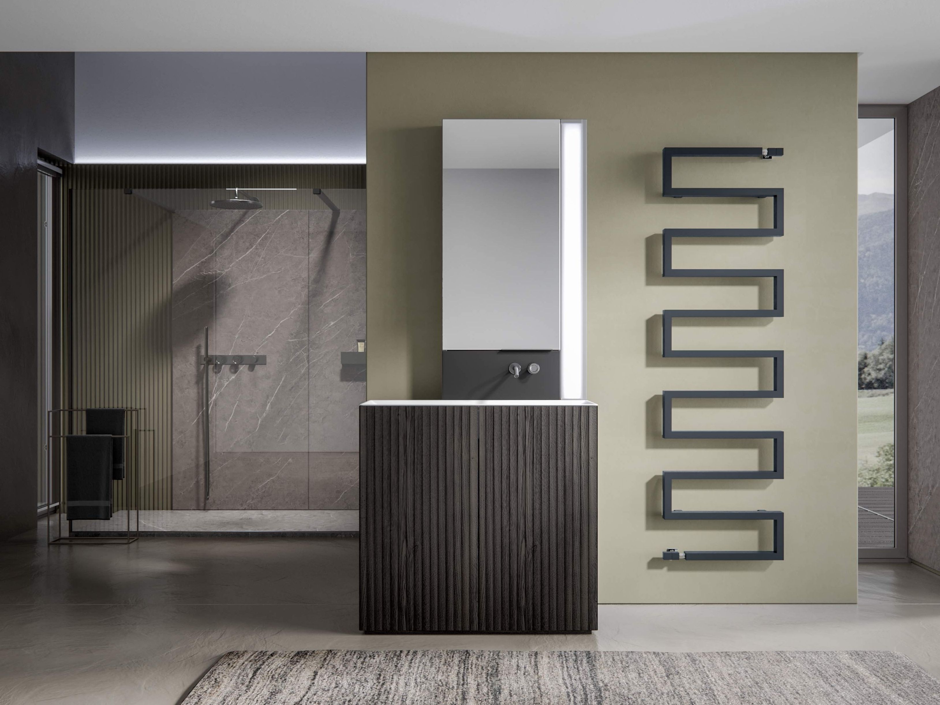 Настенный стальной полотенцесушитель SCIROCCO H ARCH-00039525