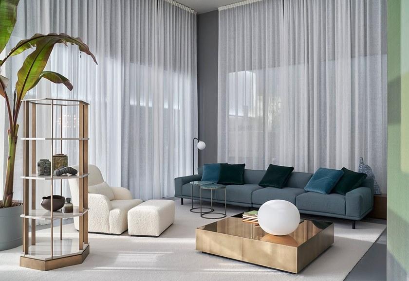 Meridiani Квадратный латунный журнальный столик sun-id-1453993 - Вид №9