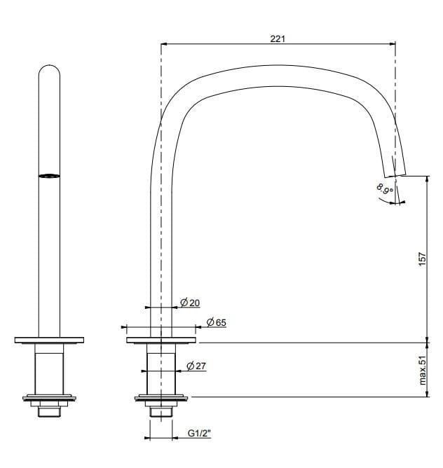 Дозирующий нос от пола COCOON Piet Boon ARCH-00060700 - Вид №4