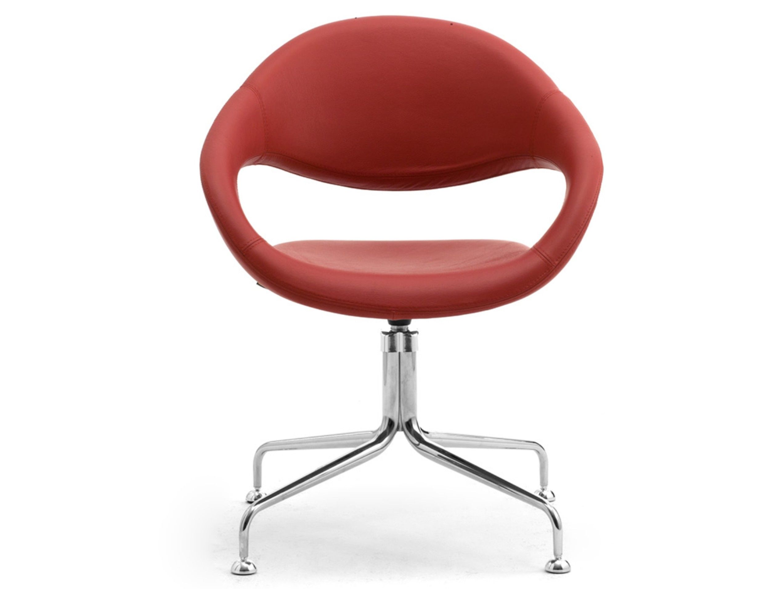 Вращающееся кресло на насесте из искусственной кожи Leyform Samba ARCH-00011912