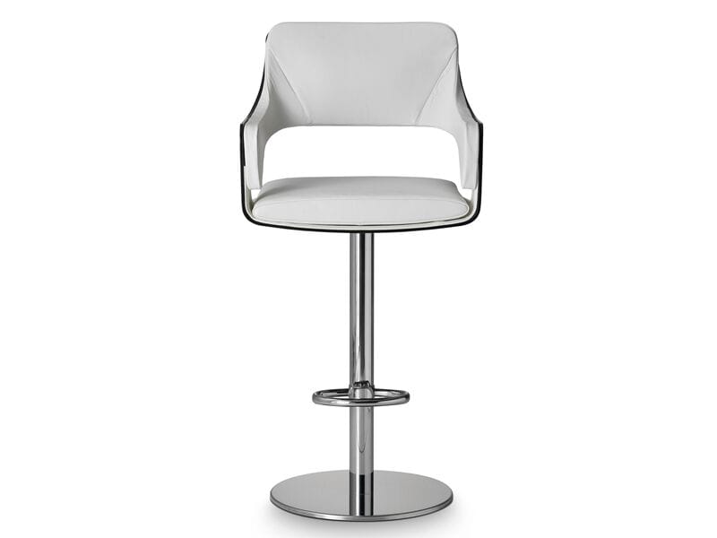 Высокий кожаный стул со спинкой i 4 Mariani силуэт ARCH-00051399