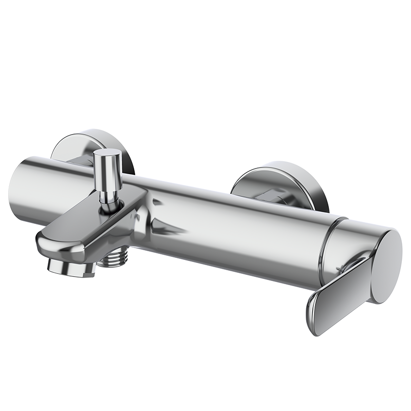 904900 BASIC Смеситель для ванны и душа Хром GRB MIXERS TENDER