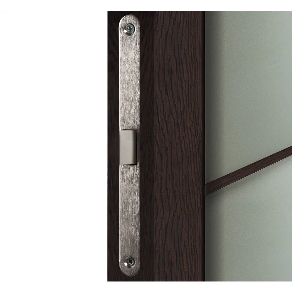 Дверь межкомнатная со стеклом Пьемонт 60x200 см CPL цвет дуб оверленд с замком и петлями МАРИО РИОЛИ STLM-2006796 - Вид №3