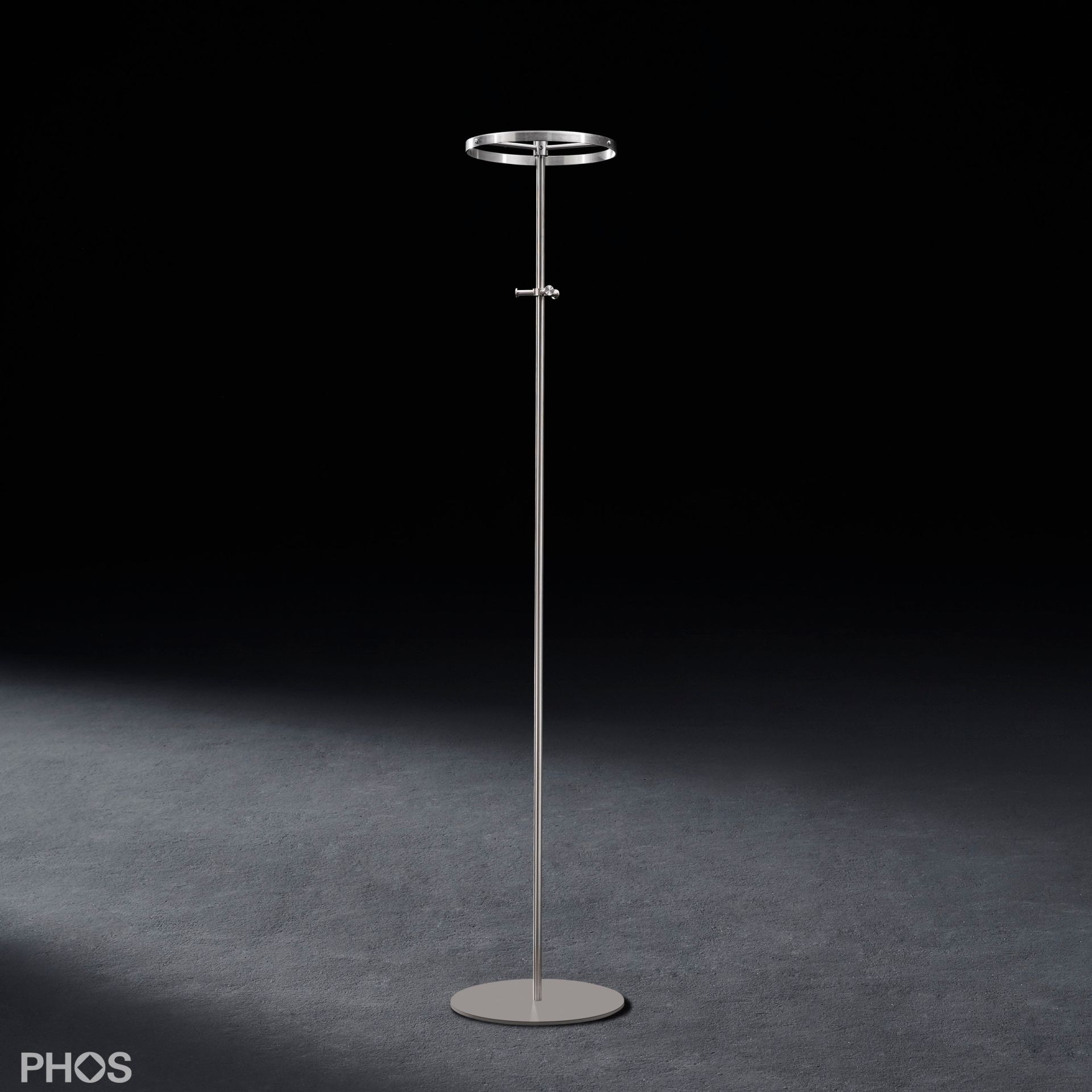 GSTC Круглая вешалка для одежды, основание: серое. PHOS  - Вид №1