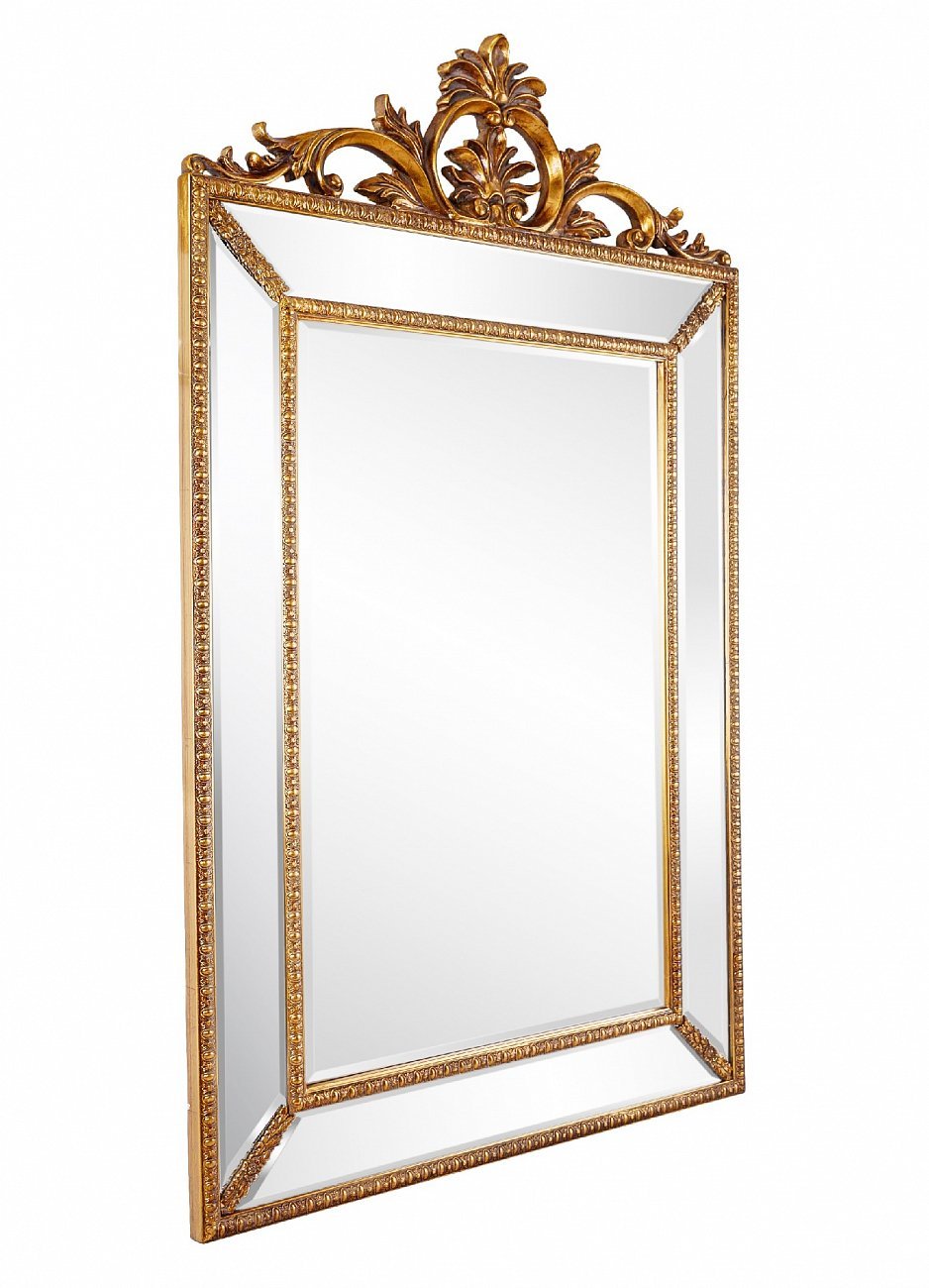 Зеркало настенное 144х90 см античное золото Ambren Gold ART-ZERKALO ДИЗАЙНЕРСКИЕ 00-3884066 Зеркальный;золото  - Вид №1