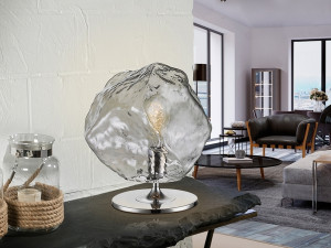 087807 Настольная лампа 1L E27 хром Schuller Petra