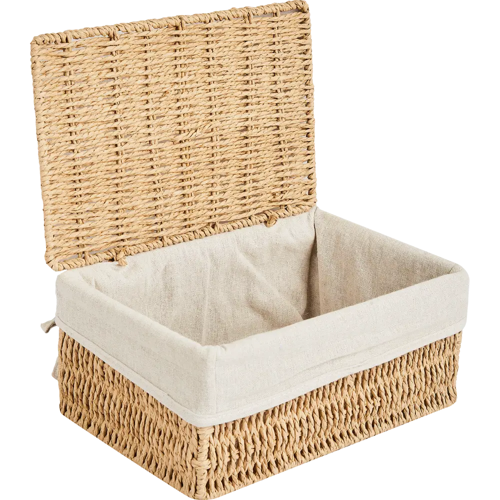 SPACEO Корзина с крышкой для элегантного хранения мелочей 89344338 Kub STLM-1099793 - Вид №5