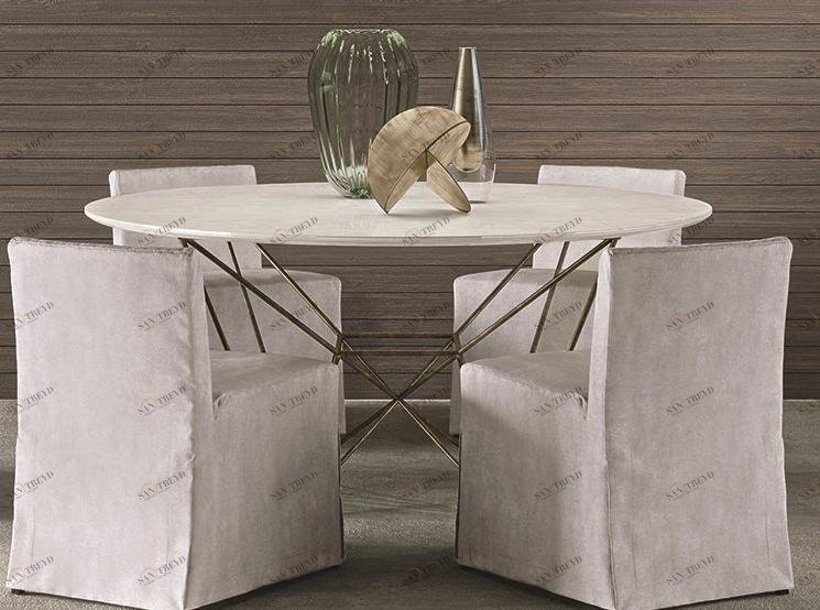 Frigerio Salotti Круглый стол из керамогранита Ray sun-id-1478748