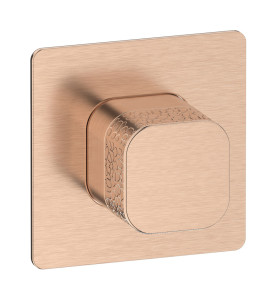Внешние части встроенного смесителя на 1 потребителя WE ARE IB eo300sr_2 Brushed Rose Gold Elio