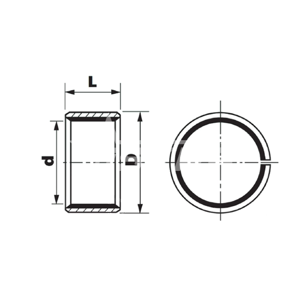 IS1317 Втулка скольжения BNZ162212 ISKRA  - Вид №1