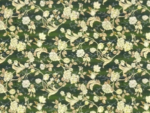 Gancedo Хлопковая ткань с цветочными мотивами Giardinetto Te0477-003-140