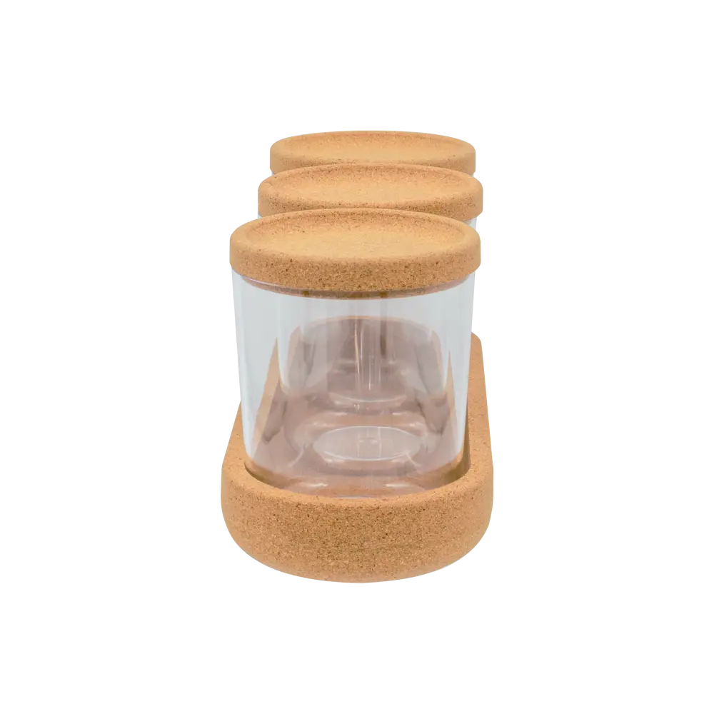 Набор аксессуаров для ванной комнаты Berossi Korely цвет прозрачный STLM-2169304 - Вид №1