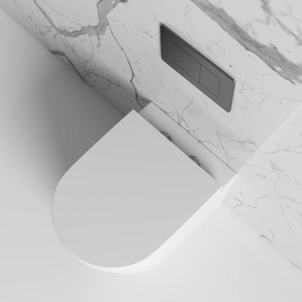 Керамический напольный туалет с пластиной и сливной кассетой LUSSO без ARCH-00145298 - Вид №7
