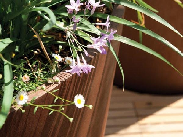 CYRIA Круглая сеялка для общественных мест из стали Corten ™ sun-id-1352862 - Вид №3