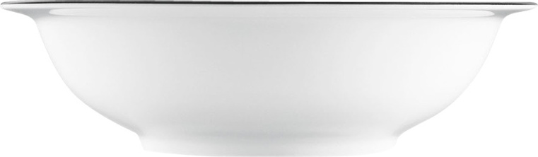 10642832 Furstenberg Салатник Furstenberg "Вагенфельд" 21,5см (с чёрным кантом) Фарфор 