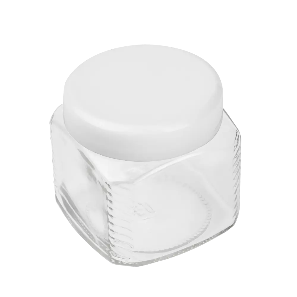 Банка для сыпучих продуктов Berossi Rondo 0.39 л стекло цвет белый STLM-2175200 - Вид №1