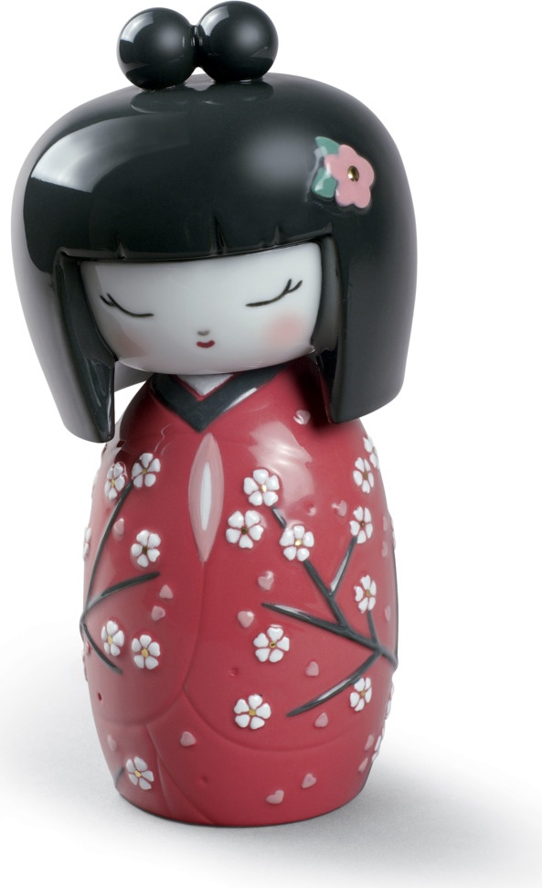 10669107 LLADRO Фигурка Lladro "Кокеши" 7х15см, красный Фарфор Lladró 