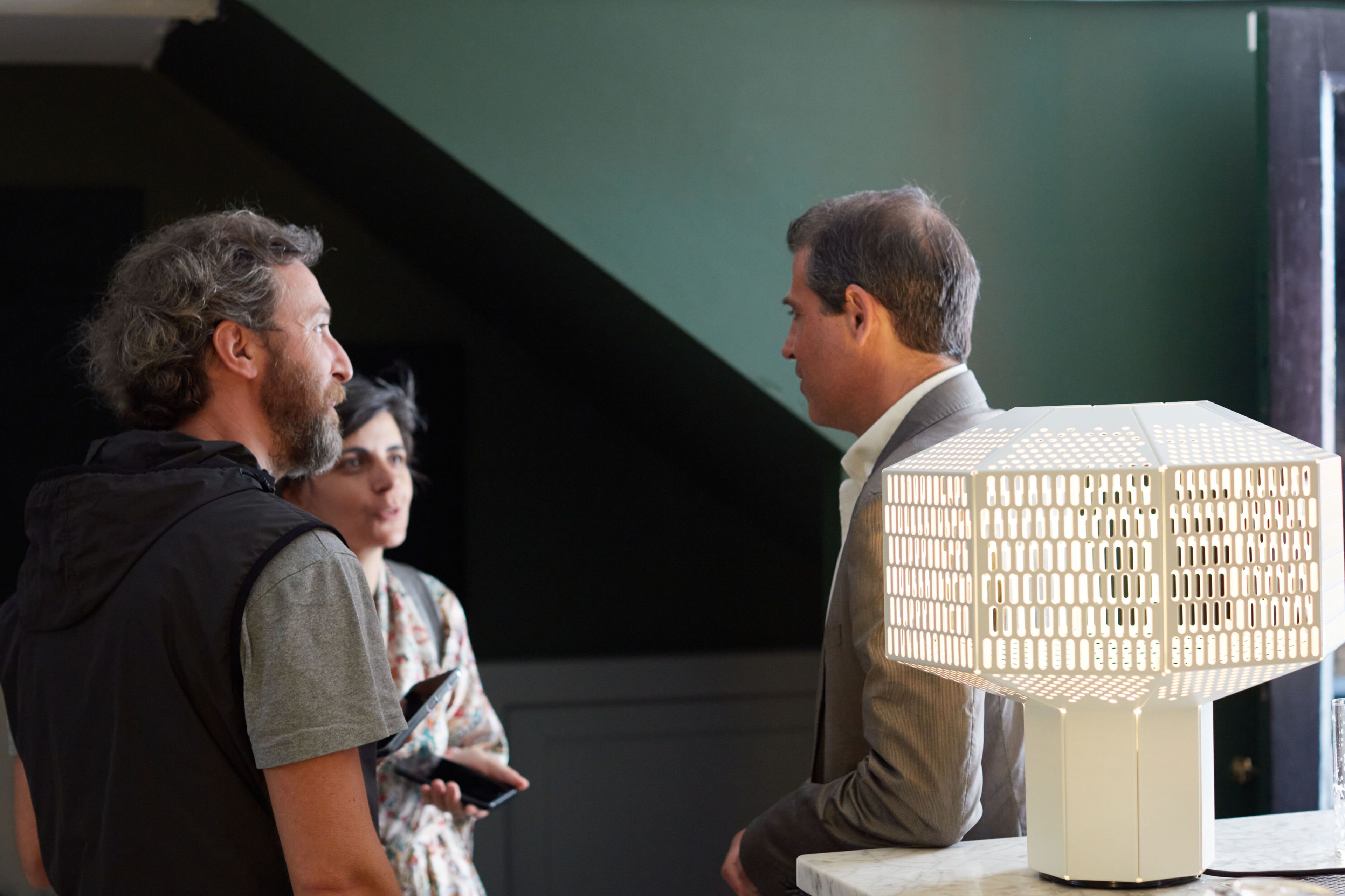 Стальная светодиодная настольная лампа с диммером PARACHILNA Ma-Rock ARCH-00115573 - Вид №2