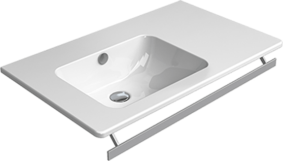 8856111 Встроенная раковина под столешницу овальная GSI ceramica City - Вид №1