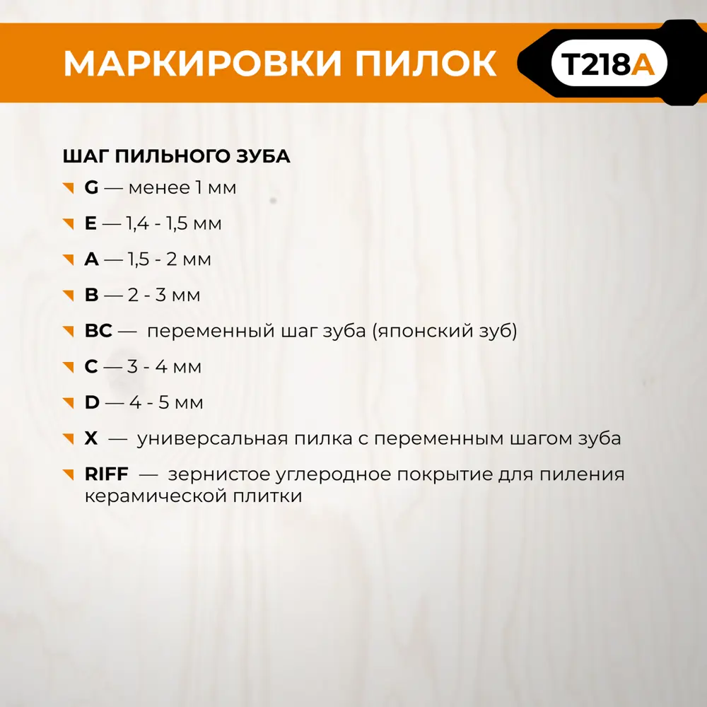 Пилка для электролобзика по стали Rage T218A чистый рез, 2 шт STLM-2171622 - Вид №5