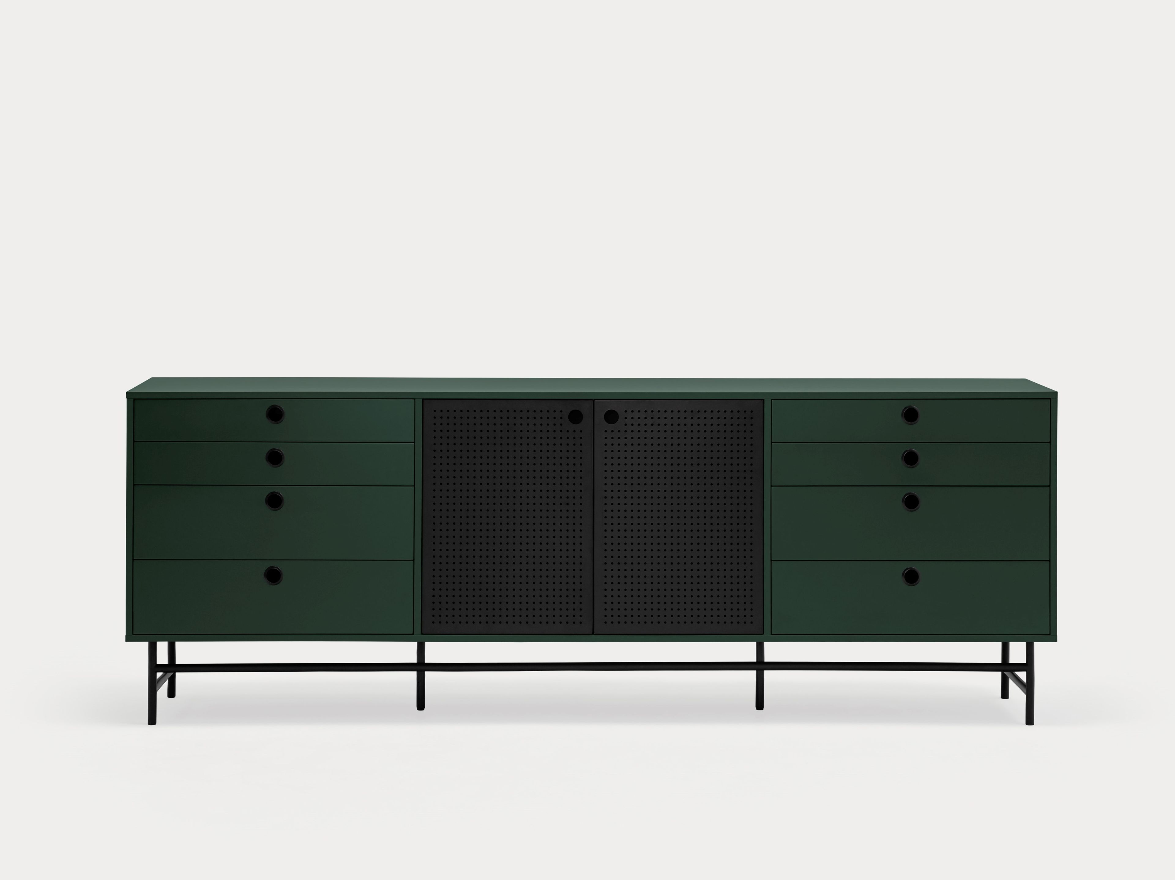 Шкаф из МДФ с распашными дверцами и ящиками TEULAT точка ARCH-00015987 - Вид №8