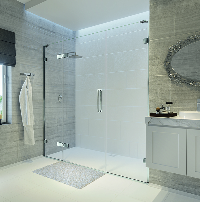 Дверь в нишу GHB1425H L или R Merlyn Arysto Хромированный 